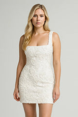 Graceful Tube Top Splicing Pullover Damer Enfärgad Vit / XL