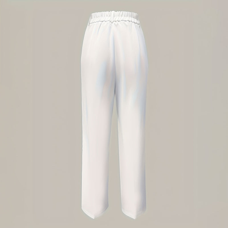 High Waisted Wide Leg Trousers