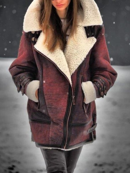Thickened Faux Fur One-Piece Coat