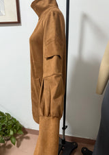 Effortless Chic High Collar Dress