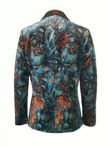 Printed Casual Suit Jacket