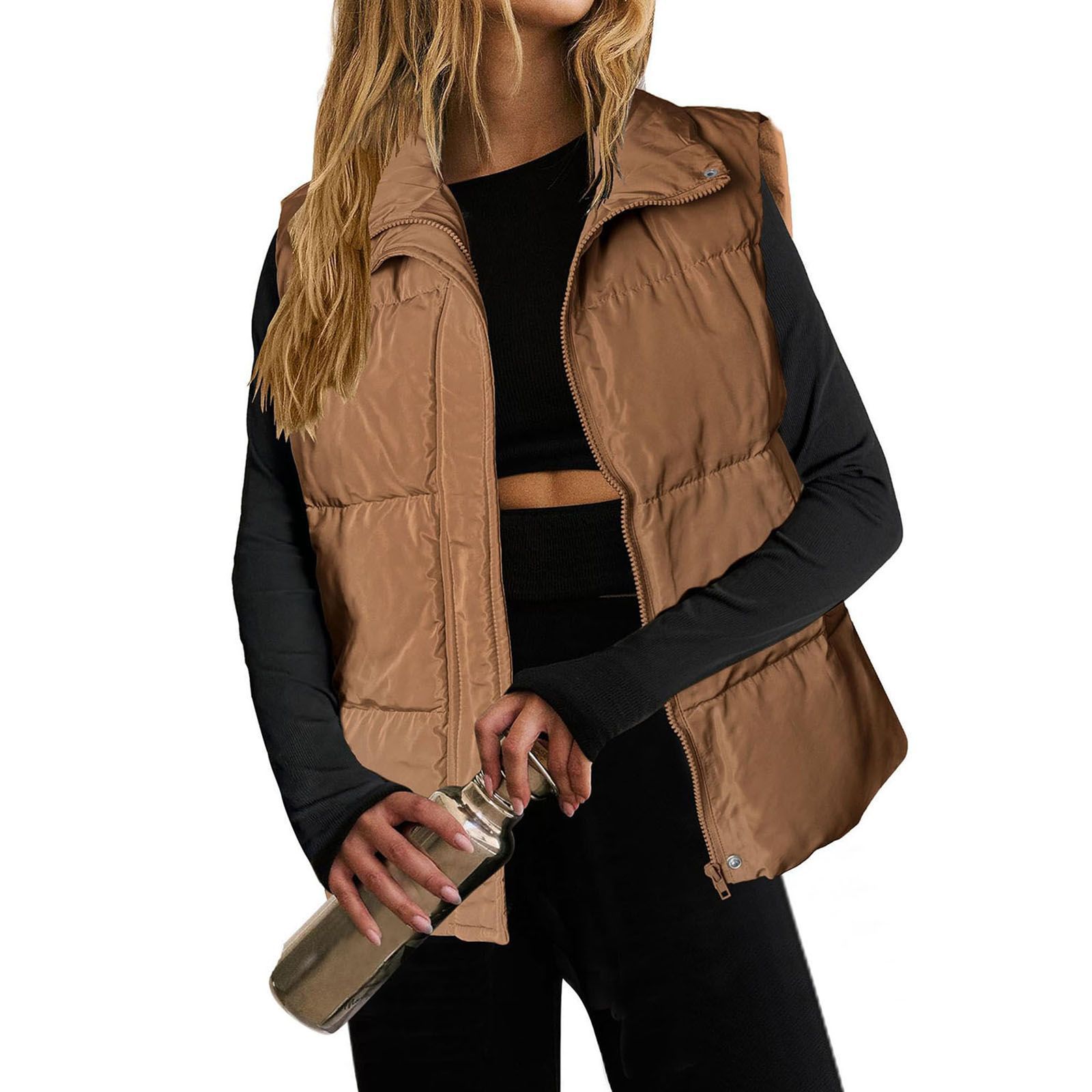 3-in-1 Coat Jacket Vest with Pockets