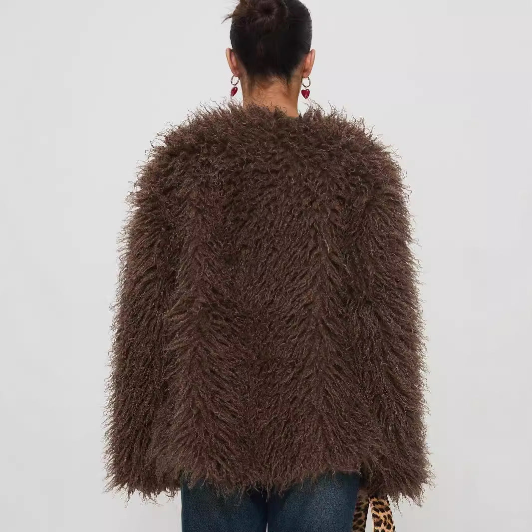 Chic Faux Fur Winter Jacket