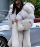 Chic Faux Fur Jacket for Ladies-1