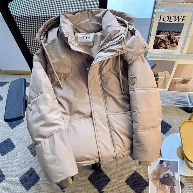 Cozy Hooded Puffer Jacket – Winter Warmth with Style