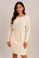 2st kostym dam Solid randig långärmad topp och tajt hängslen kjol mode höst vinter smal kläder