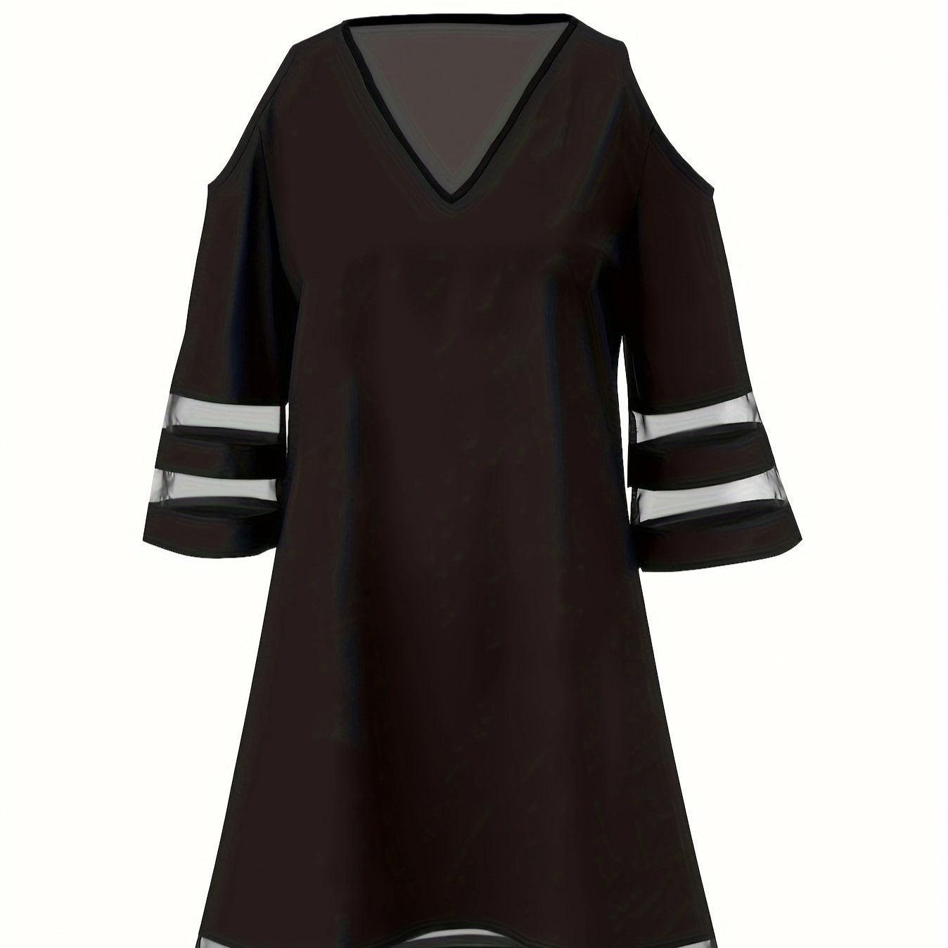 Cold Shoulder Midi Dress