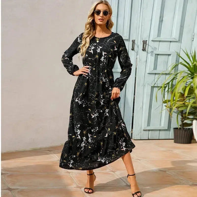 2023 Sping Summer Bohemian Women Maxi Dress Casual Long-4-10