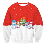 Autumn Winter Fashion Ugly Christmas Sweater Santa Elf Funny-I-14