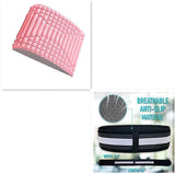 Back Stretcher Pillow Neck Lumbar Support Massager For Neck-Pink SetA-18