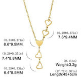 Fashion Love Pendant Stainless Steel Necklace-9