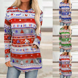 Christmas Sweater With Loose Bottoming Shirt-1