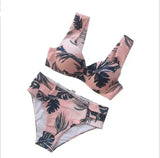 Cut Out Maillots De Bain Push Up Bikini Imprimer Maillots De-Asapicture-1