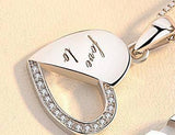 Elegant Heart Pendant Necklaces for Women-D074 Women's Single Pendant-6