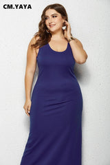 Elegant Plus Size Maxi Dress for Women-6