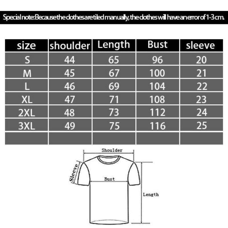 European And American Digital Printing Casual Round Neck-2