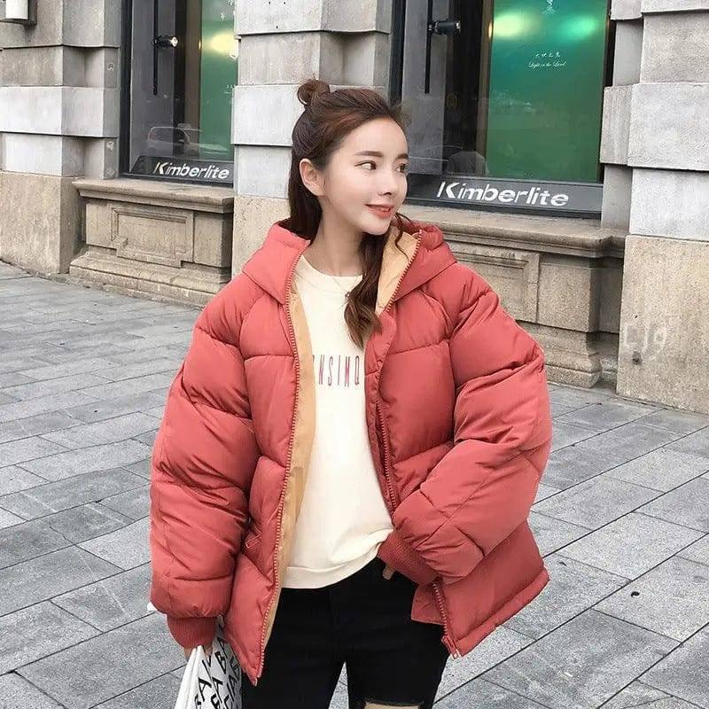 Fashion Short Cotton Coat Ladies Small Padded Jacket-7