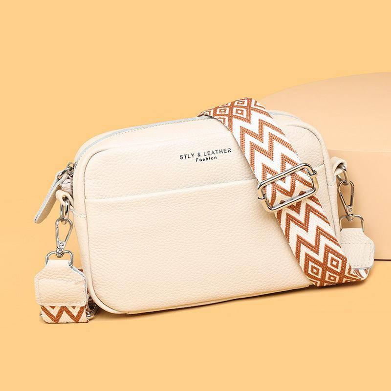 Fashion Shoulder Crossbody Bags With Rhombus Embroidered Wide Shoulder Strap Cute Small Square Bag Women-7