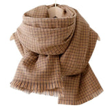 Fashion Winter Plaid Scarf Ladies-3