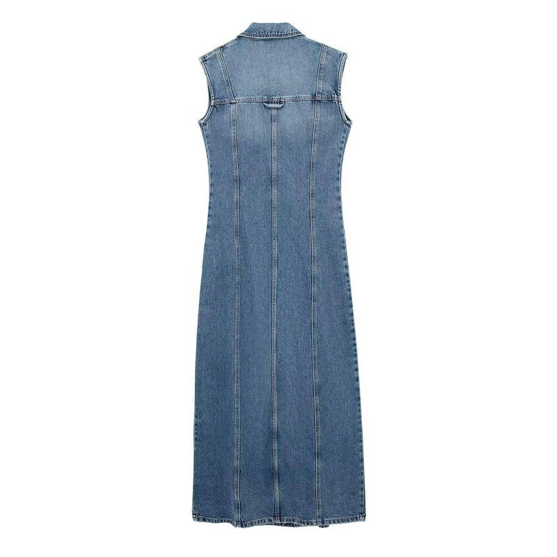 Lovebirds Denim Dress - Effortless Style-5