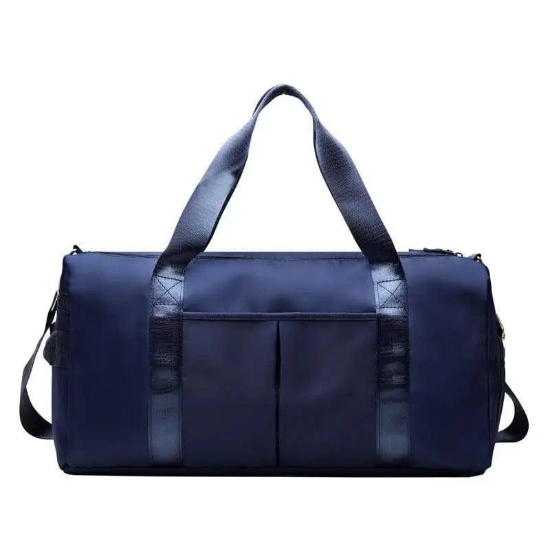 Fitness Sports Travel Bag Waterproof Duffel Weekender Bag-Dark blue-2