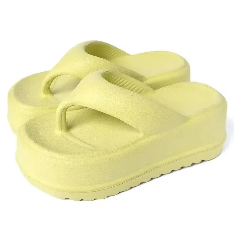 Flip Flops New Split Toe Muffin Platform-9