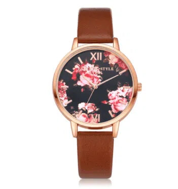 High Quality Fashion Leather Strap Rose Gold Women Watch Casual Love Heart Quartz Wrist Watch Women Dress Ladies Luxury Watches-7