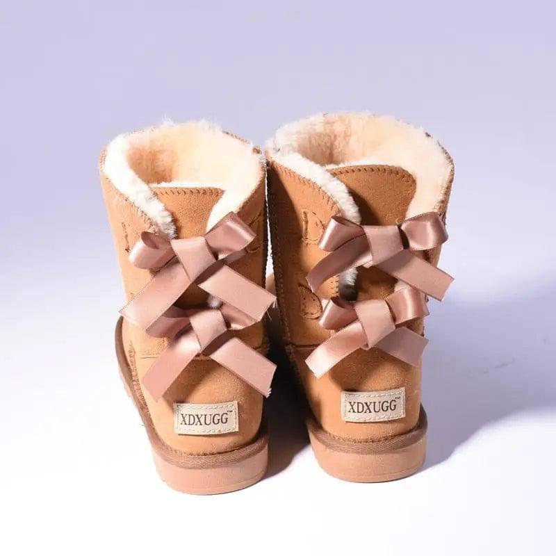 High Quality SALE Women Australia Snow Boots Warm Fur-Chestnut-5