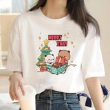 Korean Bear Love Tee-L235-9 WHITE-1