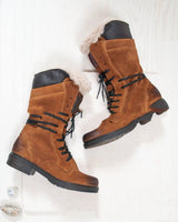 Large Size Snow Boots Autumn And Winter European And-Khaki-3