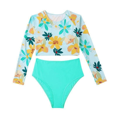 Long Sleeved Swimsuit for Women In Europe and America-5