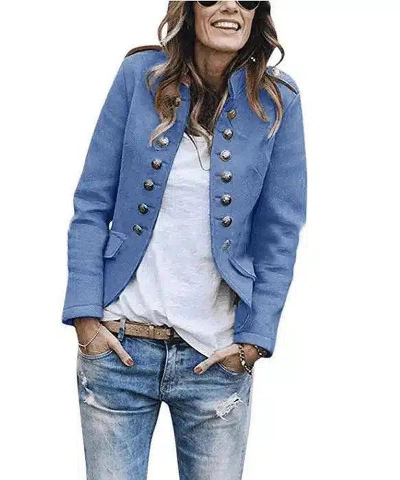 LOVEMI - Lovemi - Autumn and winter fashion button blazer