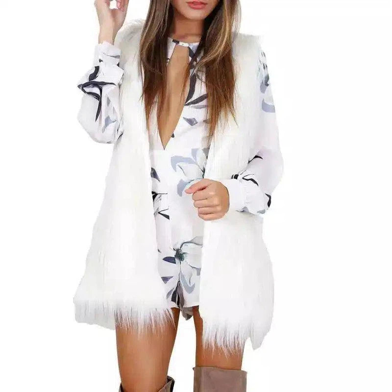 LOVEMI - Lovemi - Autumn and winter new warm fashion faux fur vest