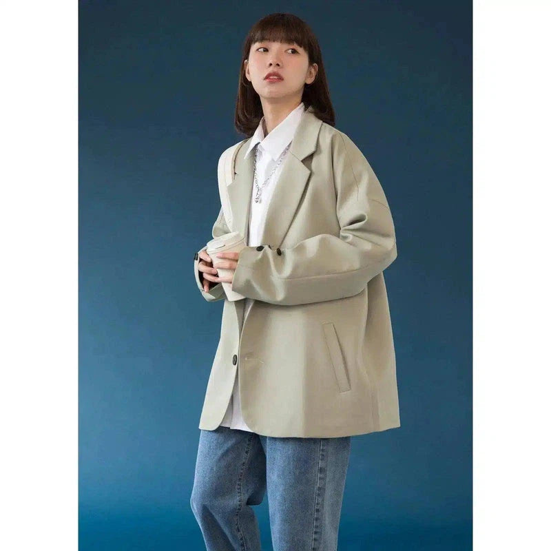 LOVEMI - Lovemi - Blue Suit Original Niche Spring And Autumn Age