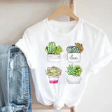 LOVEMI - Lovemi - Cactus Cartoon Sweet Lady Street Fashion Clothing