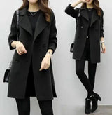 LOVEMI - Lovemi - Double-breasted woolen coat