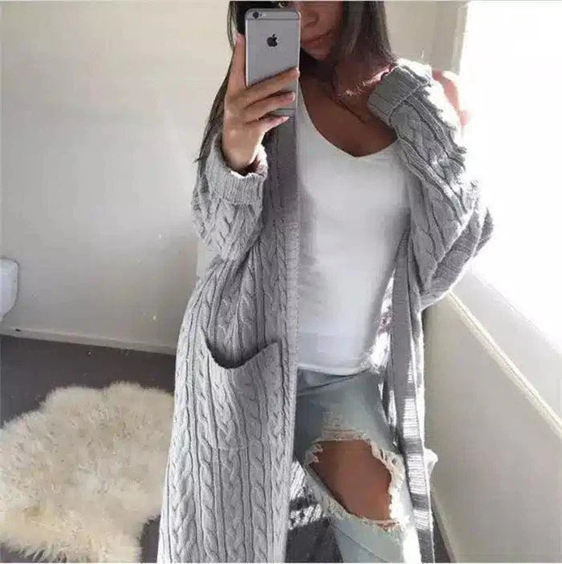 Fashion cardigan coat-1