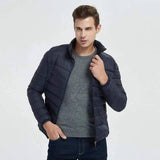 Men's Cotton Hooded Puffer Jacket - Slim Fit-1