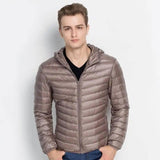 Fashionable And Simple Men's Lightweight Down Jacket-Camel-6