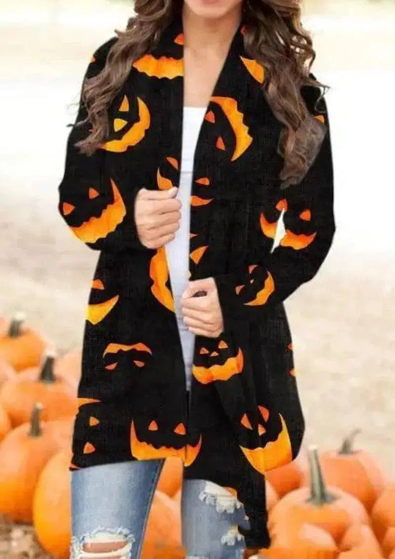 LOVEMI - Lovemi - Halloween Digital Printing Casual Cardigan Jacket