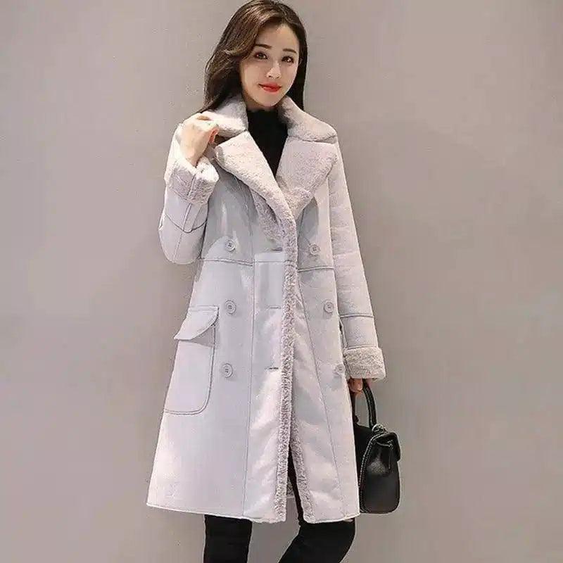 LOVEMI - Lovemi - Lamb wool coat