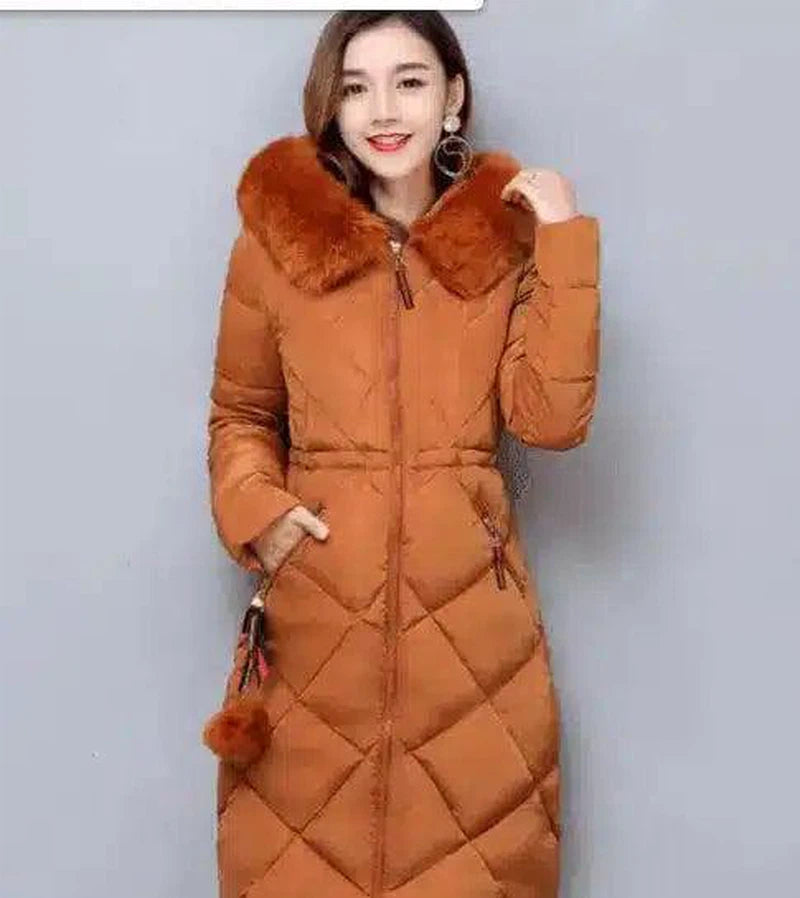 LOVEMI - Lovemi - Long hooded padded down coat coat women