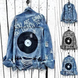 LOVEMI - Lovemi - Loose Denim Jacket Women Spring And Autumn Lapel