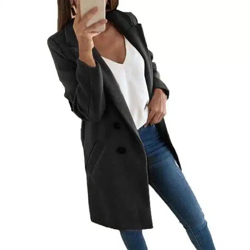 LOVEMI - Lovemi - Medium Long Wool Coat