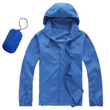 Compact Waterproof Jacket for Outdoor Adventures-Royal Blue-5