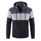 LOVEMI - Lovemi - Men Sweater Thick Zipper Wool Sweaters Hooded