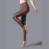 Printed yoga leggings-4