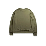 Sleeve round neck shirt-Green-3