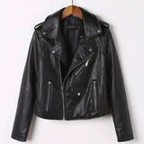 LOVEMI - Lovemi - Slim-fit washed motorcycle leather jacket