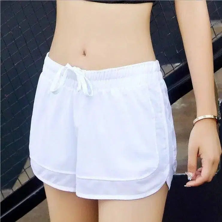 Sports Shorts-White-9